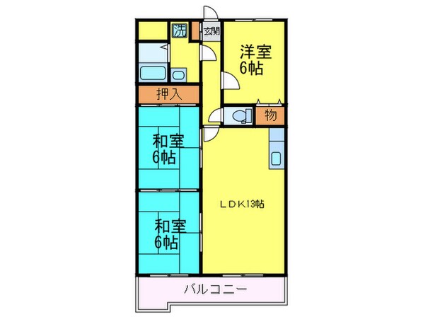 シティラック大橋の物件間取画像